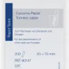 Turmeric paper test strips 20 x 70 mm sufficient for 200 determinations