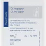 Oil test paper test strips 20 x 70 mm sufficient for 100 determinations