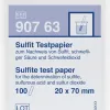Sulfite test paper test strips 20 x 70 mm sufficient for 100 determinations