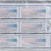 Moisture indicator papers, gradation: 20 - 80 % r. h., self-adhesive labels of 50 x 100 mm pack of 12 Test papers contain cobalt dichloride <(><<)> 2.5% Co (REACh-SVHC)