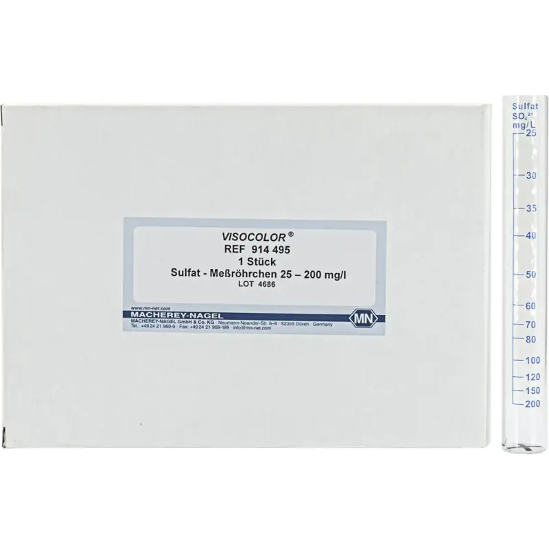 VISOCOLOR Sulfate measuring tube 25-200 mg/L SO4