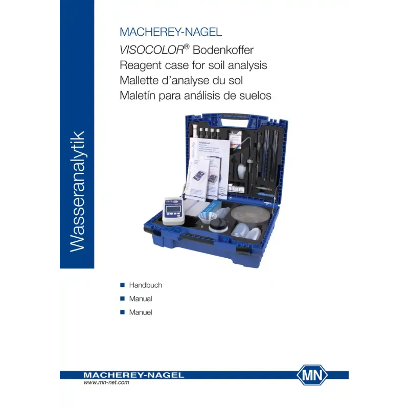 VISOCOLOR - Manual for Reagent case for soil analyses