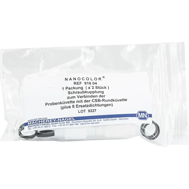 NANOCOLOR Threaded union pack of 2