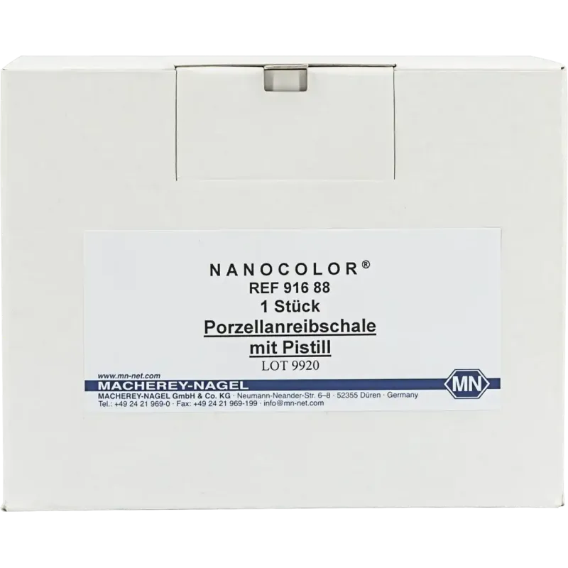 NANOCOLOR Porcelain mortar 90 mm diameter with pestle