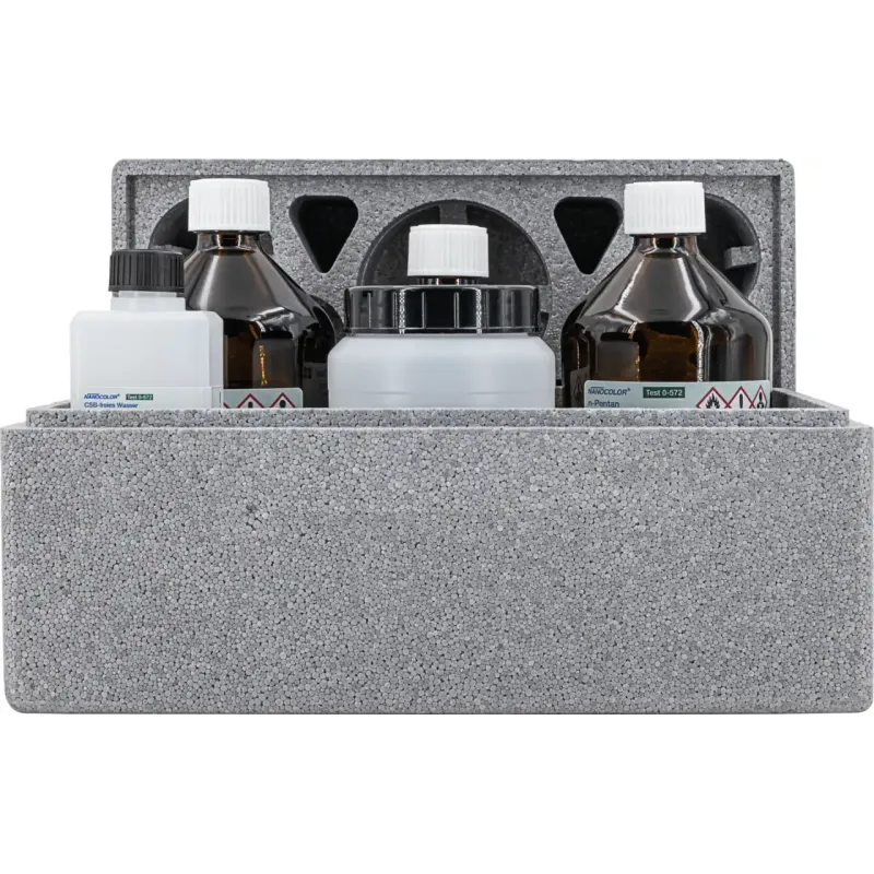 NANOCOLOR hydrocarbons Reagent set for extraction HC from soil pack of 20 sample preparations consisting