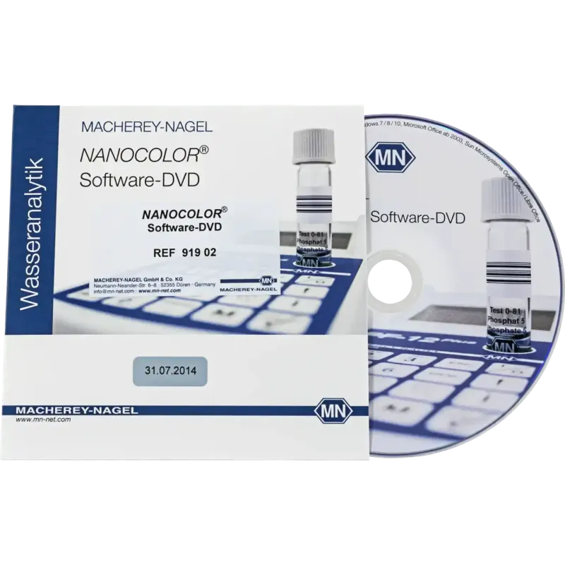 NANOCOLOR Software DE / GB / FR / PT / ES / IT / NL for 500D, 400D, 350D, 300D, 250D, PF-12, PF-12 Plus, PF-3 und Biofix Lumi-10