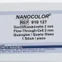 NANOCOLOR flow cell, quartz glass optical path: 2 mm
