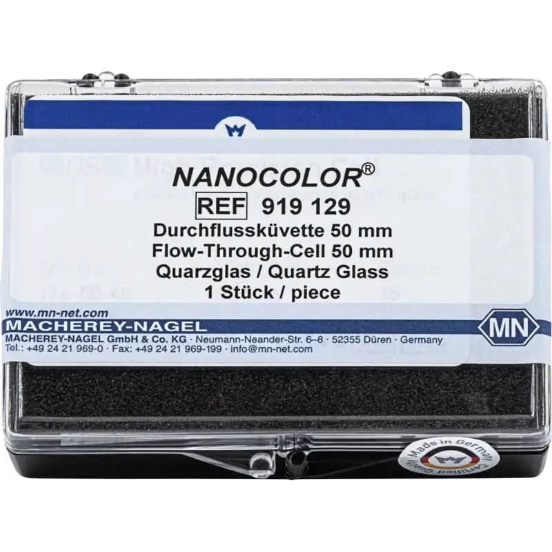NANOCOLOR flow cell, quartz glass optical path: 50 mm for spectrophotometer NANOCOLOR UV/VIS