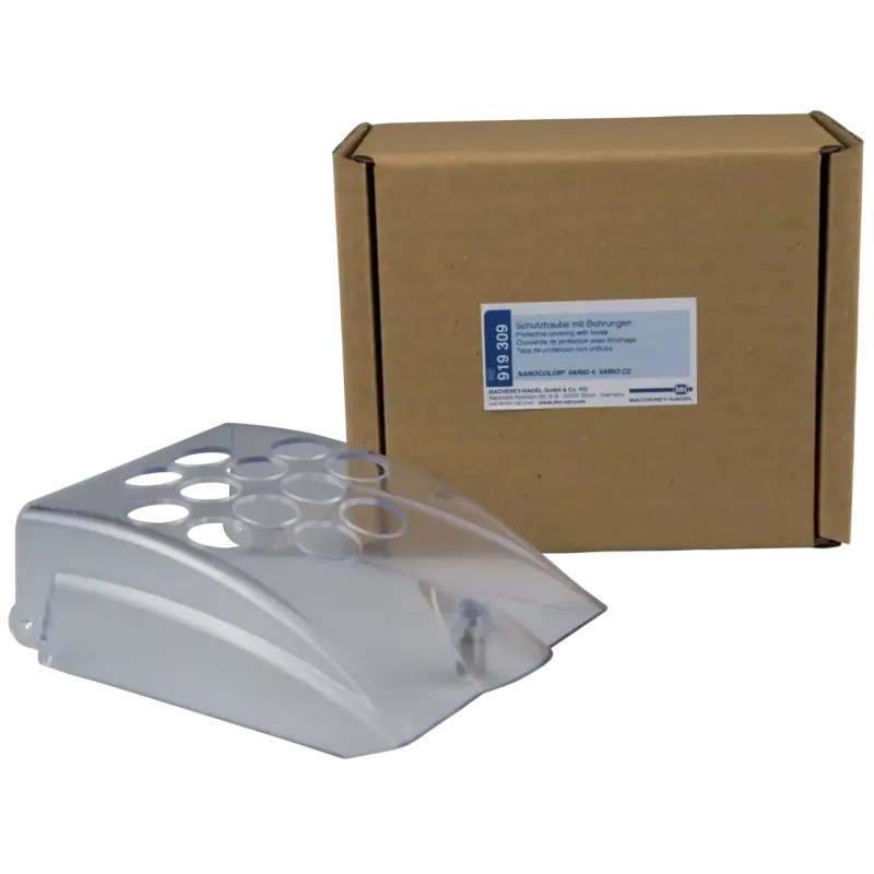 NANOCOLOR Protective cover with bores for TOC and easily liberated cyanide tests for heating blocks VARIO 4 and VARIO C2, - clear
