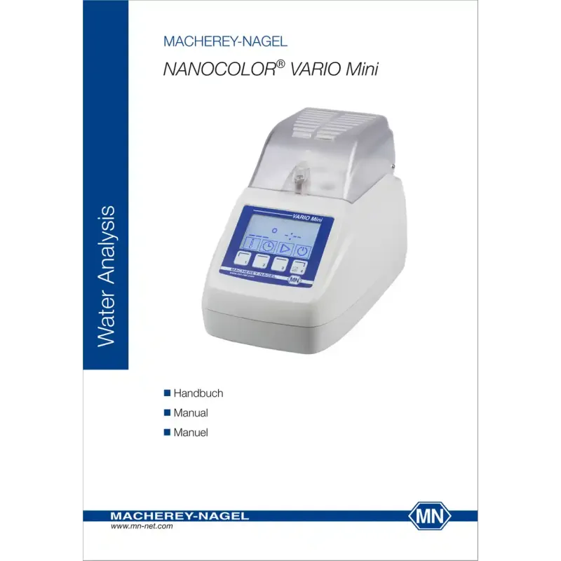 Manual for NANOCOLOR VARIO Mini 4-lingual: DE/EN/FR/ES