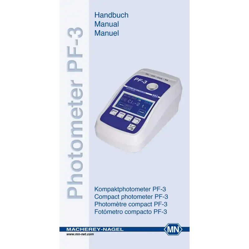 Compact Photometer PF-3 Manual