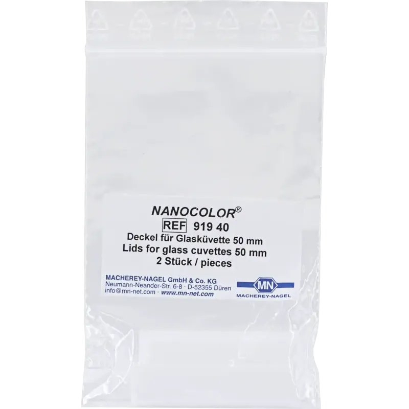 NANOCOLOR Lid for 50 mm glass cells pack of 2