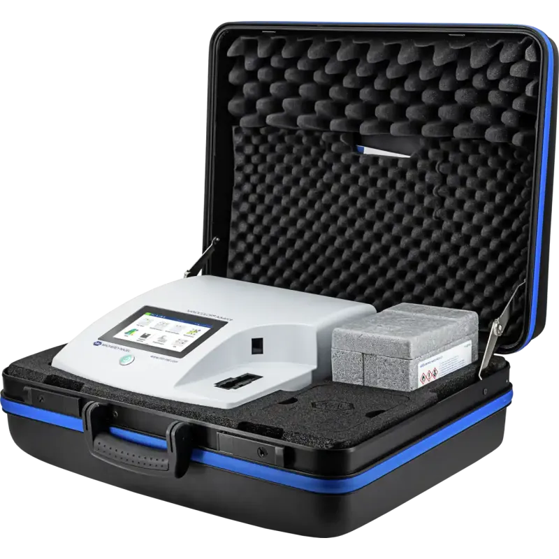 Case for spectrophotometer NANOCOLOR Advance with additional space for 1 NANOCOLOR box, pipettes and accessories (not included in delivery)