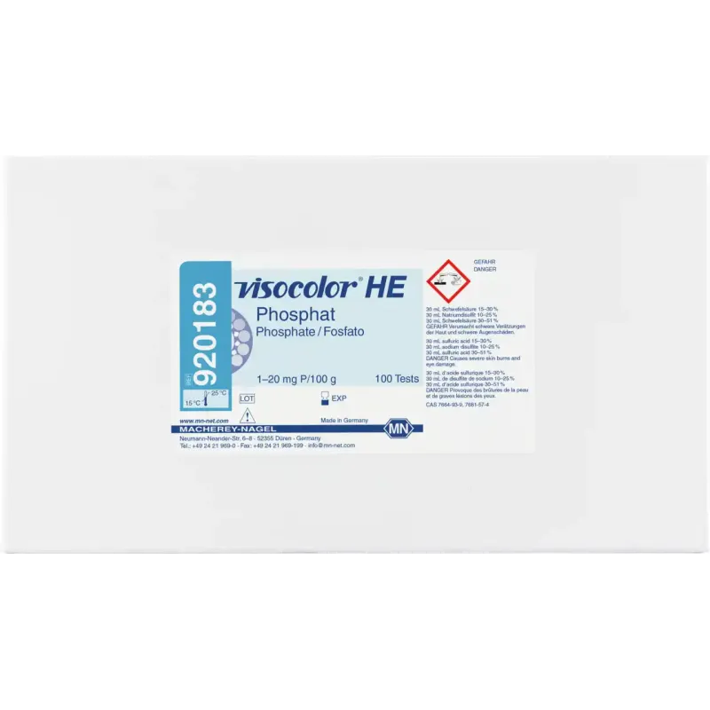 VISOCOLOR HE Phosphorus in soil Refill pack for reagent case