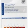 pH-Fix 7.9-9.8 indicator sticks measuring range: pH 7.9-8.3-8.6-8.9- 9.1-9.4-9.8 pack of 100 sticks 6 x 85 mm