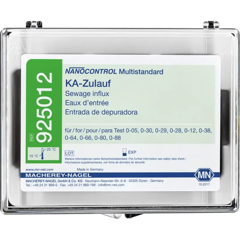 NANOCONTROL Multistandard "Sewage inflow" for analytical control of medium concentrations