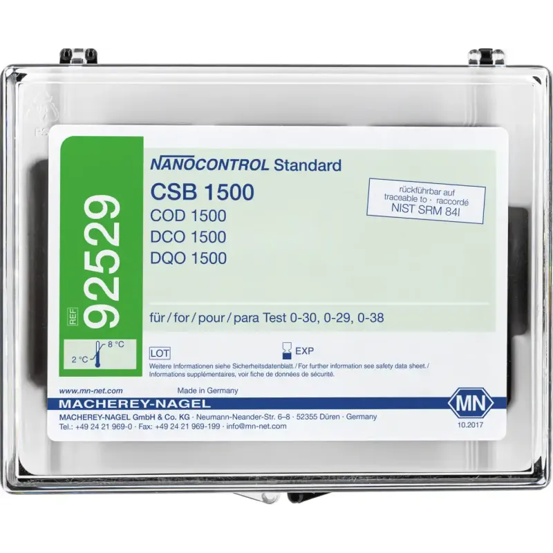 NANOCONTROL Standard COD 1500 30 mL standard solution in glass bottle sufficient for 15 determinations