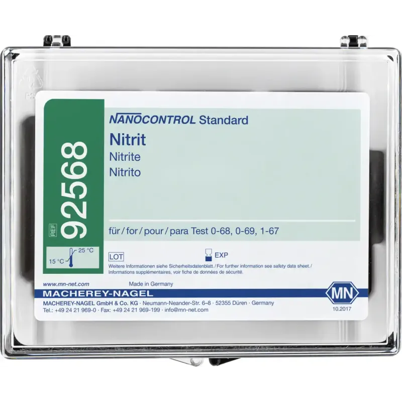 NANOCONTROL Standard Nitrite 2x30 mL standard solution/ 30 mL standard addition 100+ sufficient for 15 determinations