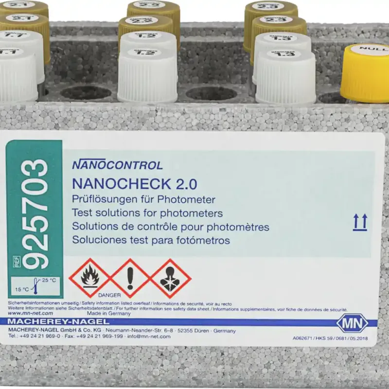 NANOCONTROL NANOCHECK 2.0 test standards to check the photometric accuracy