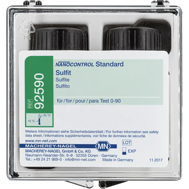 NANOCONTROL Standard Sulfite 2x30 mL standard solution sufficient for 15 determinations