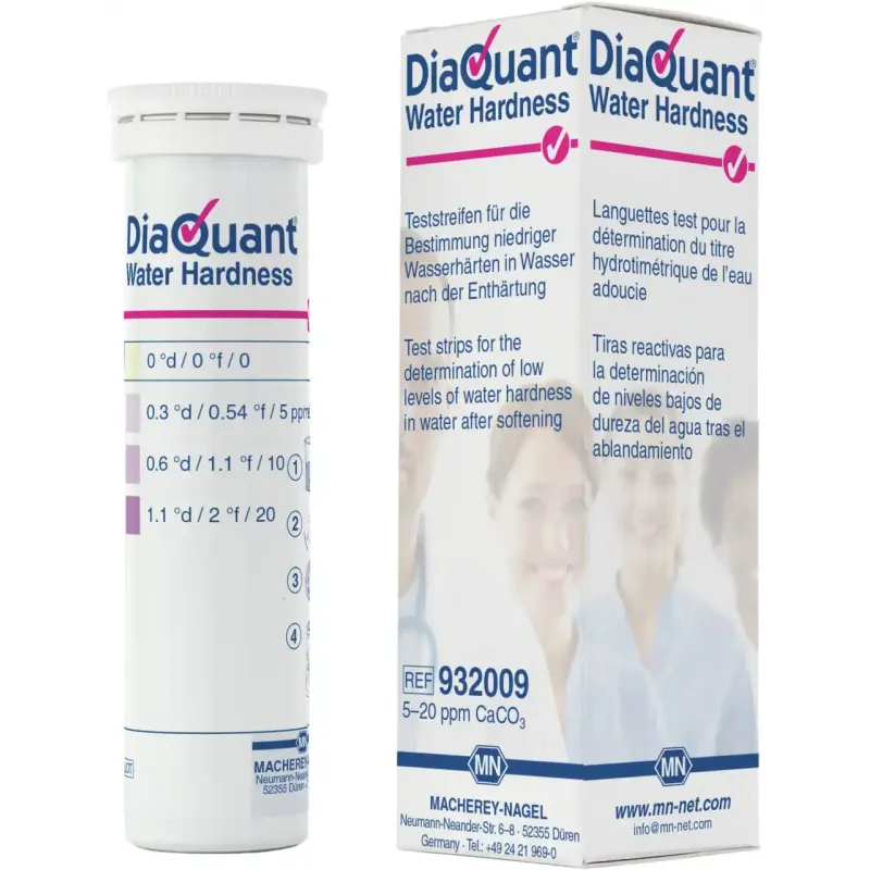 DiaQuant Water Hardness box of 50 test sticks 6 x 95 mm