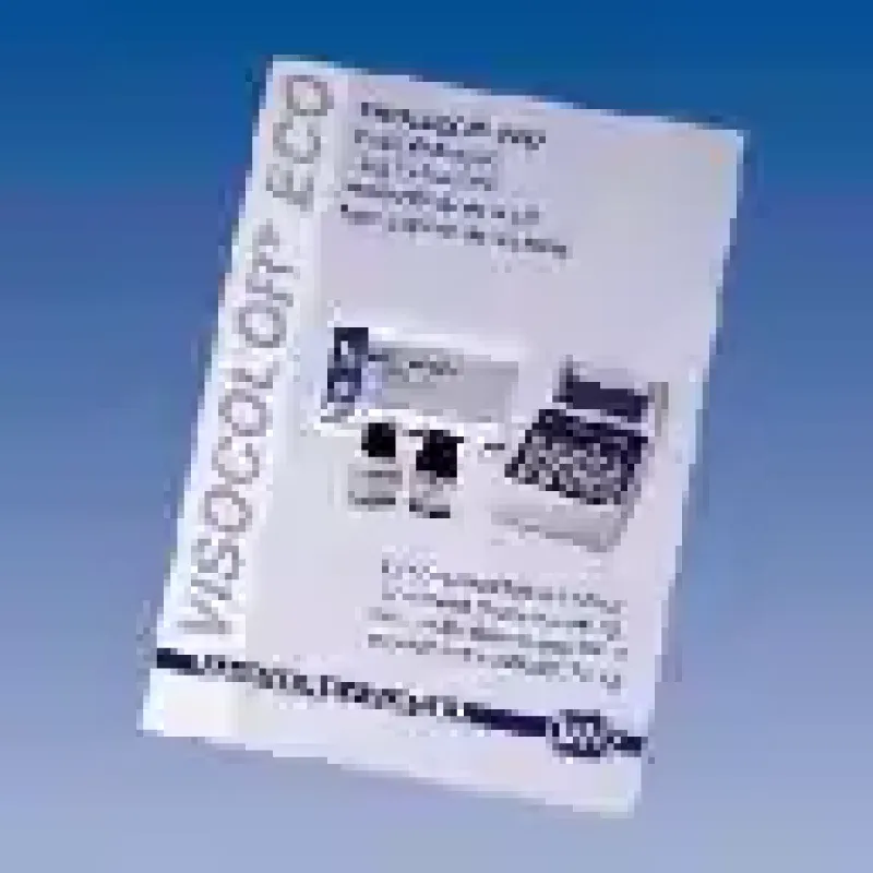 VISOCOLOR brochure "VISOCOLOR ECO Test instructions for compact photometer PF-3"