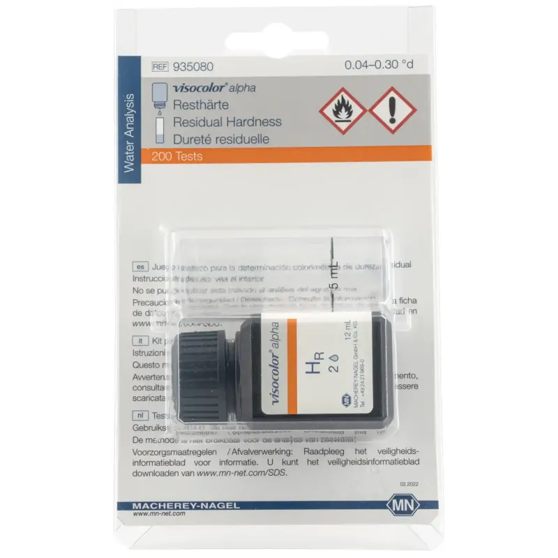 VISOCOLOR alpha residual hardness EQ Excepted Quantities