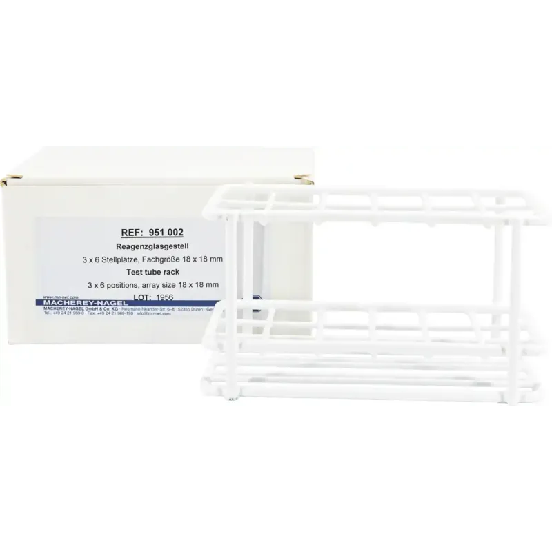 Rack for tests tubes for the mini-incubator "Cultura" with 3x6 positions size 18x18 mm