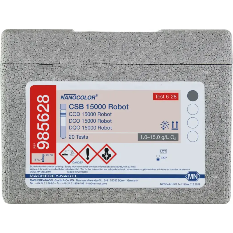 NANOCOLOR COD 15000 for examination on Skalar robots Tube test with Barcode pack of 20 tests