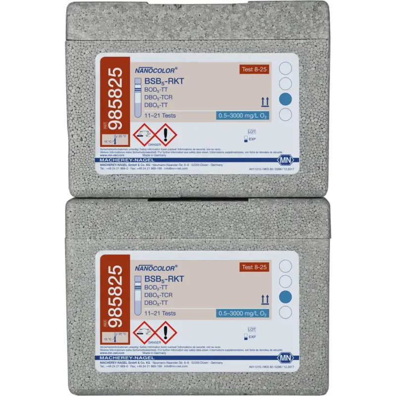 NANOCOLOR BOD5-TT tube test measuring range: 0.5-3000 mg/L O2 sufficient for 22 determinations