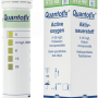 QUANTOFIX Active oxygen (potassium monopersulfate) test strips 6 x 95 mm measuring range: 0-4-8-15-25 mg/L PMPS sufficient for 100 determinations