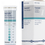QUANTOFIX Chlorine Sensitive 1 test strips 7 x 60 mm measuring range: 0 - 0.05 - 0.1 - 0.2 - 0.4 - 0.8 - 1.2 mg/L Cl2 sufficient for 50 determinations