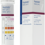 QUANTOFIX Nitrite/pH 2 test strips 5.5 x 95 mm measuring range: 0-1-5-10-20-40-80-100 mg/L NO2- pH <=8.0-8.2-8.4-8.6-8.8-9.0-9.2- 9.4-9.6-9.8- >=10.0 sufficient for 100 determinations