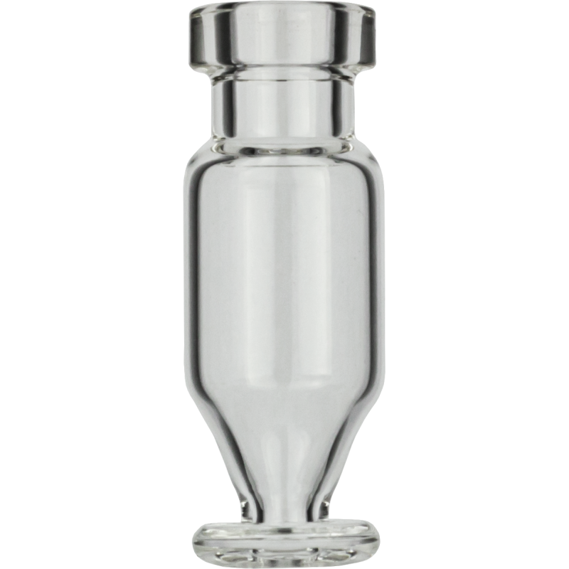 1.1 mL Crimp Neck Vial N 11 outer diameter: 11.6 mm, outer height: 32 mm clear, conical with a round pedestal glass plate pack of 100