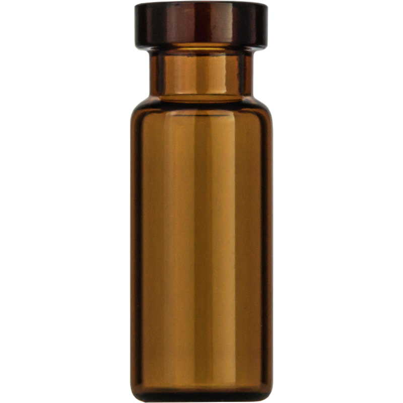 1.5 mL Crimp Neck Vial N 11 outer diameter: 11.6 mm, outer height: 32 mm amber, flat bottom, wide opening pack of 100