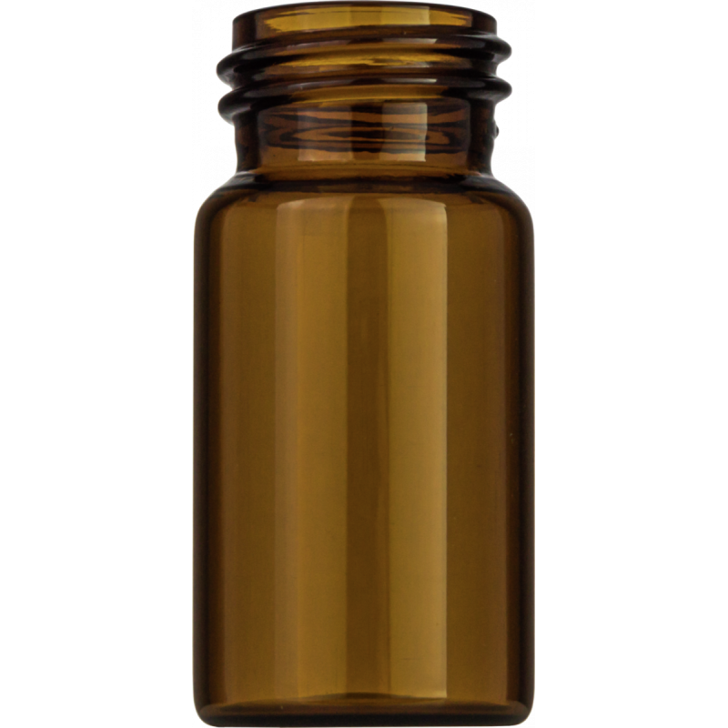 20 mL Screw Neck Vial N 24 outer diameter: 27.5 mm, outer height: 57 mm amber, flat bottom pack of 100