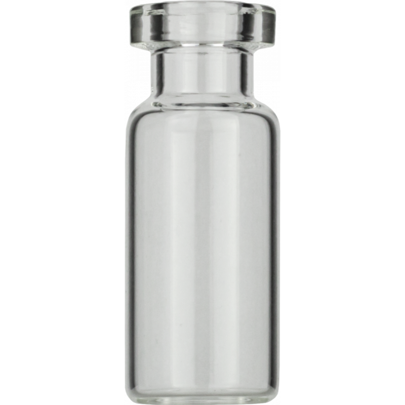 2 mL Crimp Neck Vial N 13 outer diameter: 13.75 mm, outer height: 35 mm clear, flat bottom pack of 100