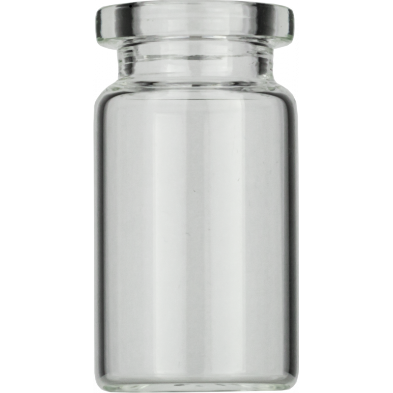5 mL Headspace Crimp Neck Vial N 20 outer diameter: 20.5 mm, outer height: 38 mm clear, flat bottom, flat DIN crimp neck pack of 100