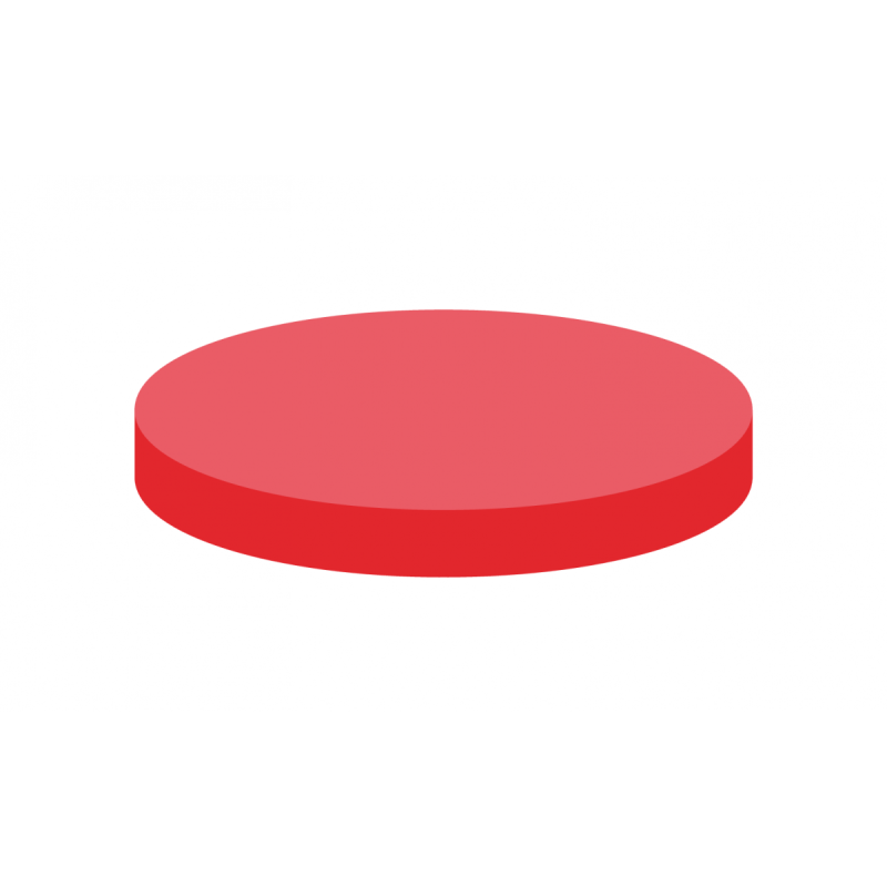 N 9 septa, Red Rubber/FEP colorless Hardness: 45° shore A Thickness: 1.0 mm pack of 100