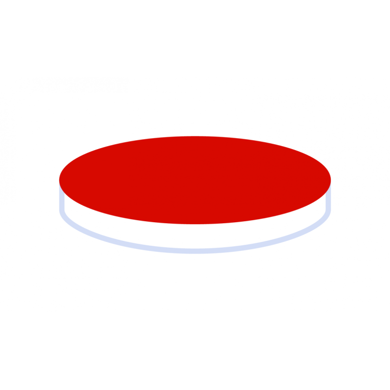 N 9 septa, Silicone white/PTFE red Hardness: 45° shore A Thickness: 1.0 mm pack of 100