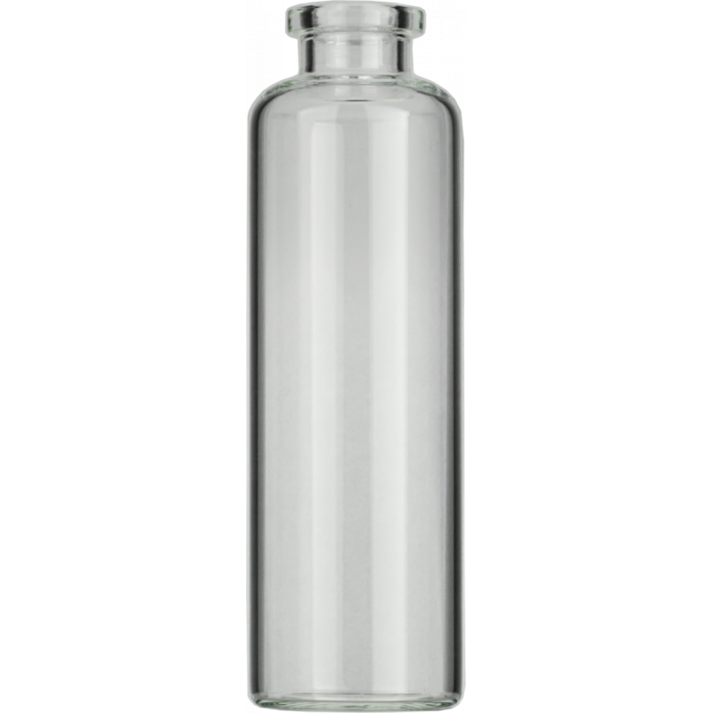 50 mL Headspace Crimp Neck Vial N 20 outer diameter: 31 mm, outer height: 101 mm clear, flat bottom, flat DIN crimp neck pack of 100