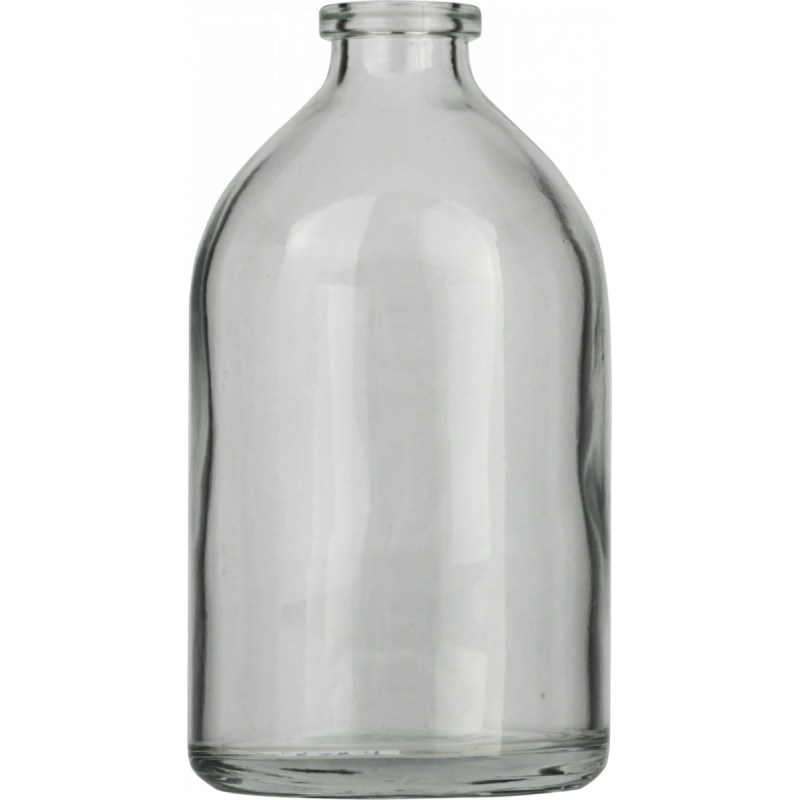 100 mL Headspace Crimp Neck Vial N 20 outer diameter: 51.6 mm, outer height: 94.5 mm clear, flat bottom, flat DIN crimp neck pack of 88