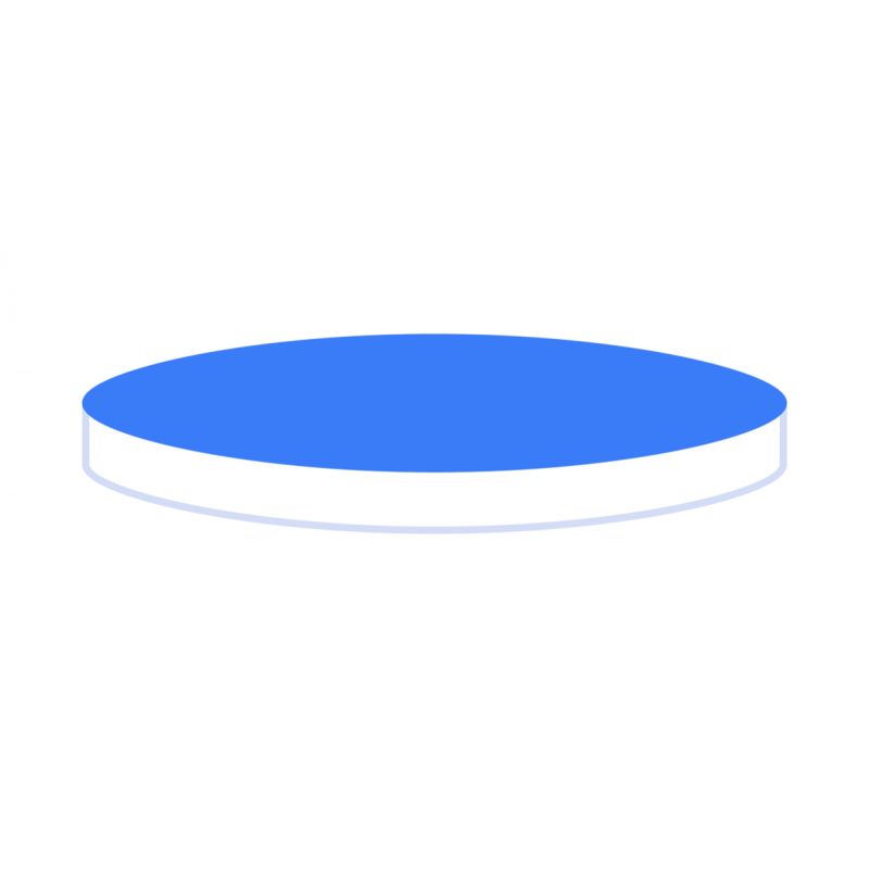 N 17 septa Silicone white/PTFE blue Hardness: 45° shore A Thickness: 1.5 mm pack of 100