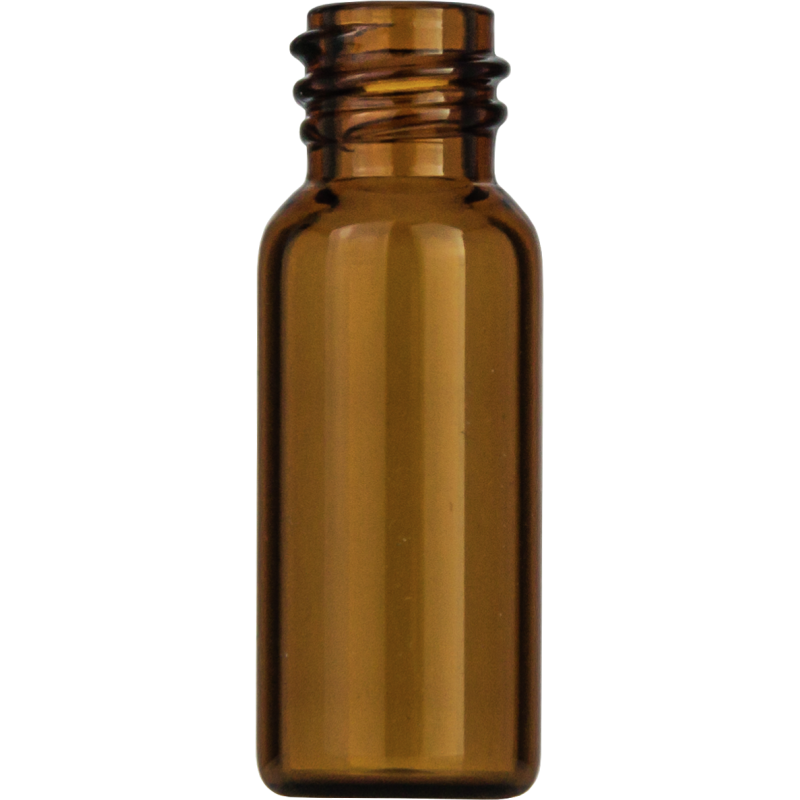 1.5 mL Screw Neck Vial N 8 outer diameter: 11.6 mm, outer height: 32 mm amber, flat bottom, small opening pack of 100