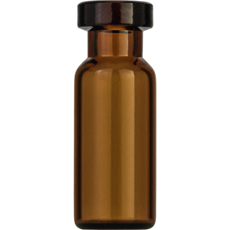 1.5 mL Crimp Neck Vial N 11 outer diameter: 11.6 mm, outer height: 32 mm amber, flat bottom, small opening pack of 100