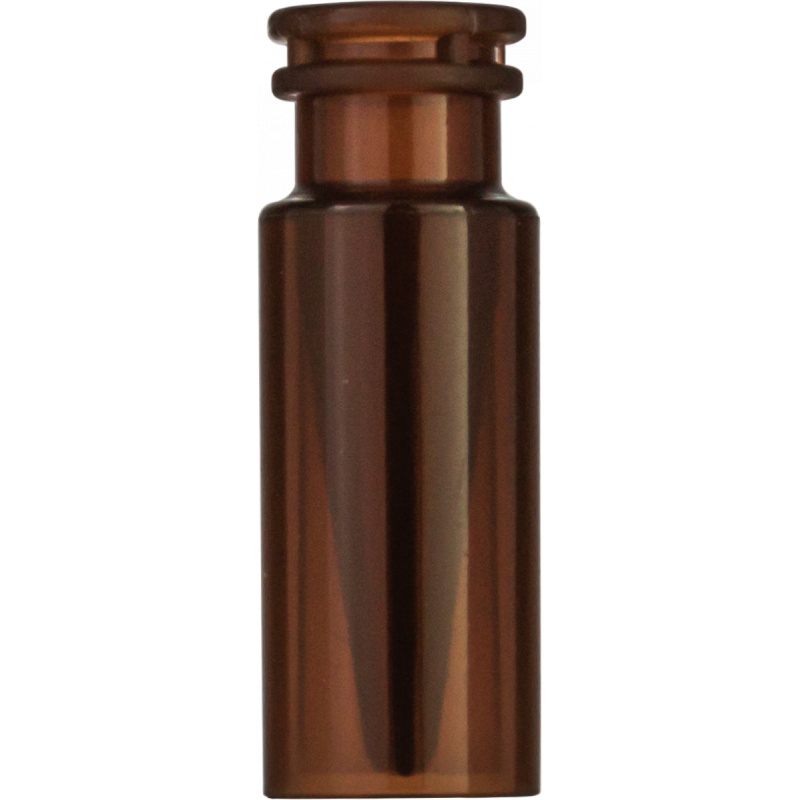 0.3 mL Polypropylene Snap Ring Vial N 11 outer diameter: 11.6 mm, outer height: 32 mm amber, with inner cone pack of 100