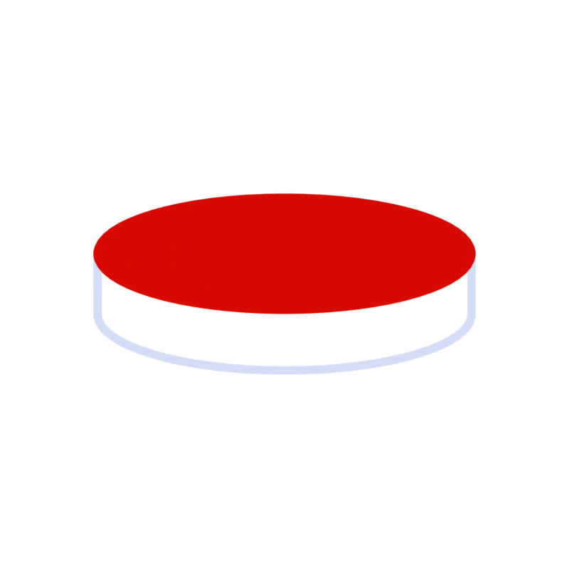 N 8 septa, Silicone white/PTFE red Hardness: 45° shore A Thickness: 1.3 mm pack of 100
