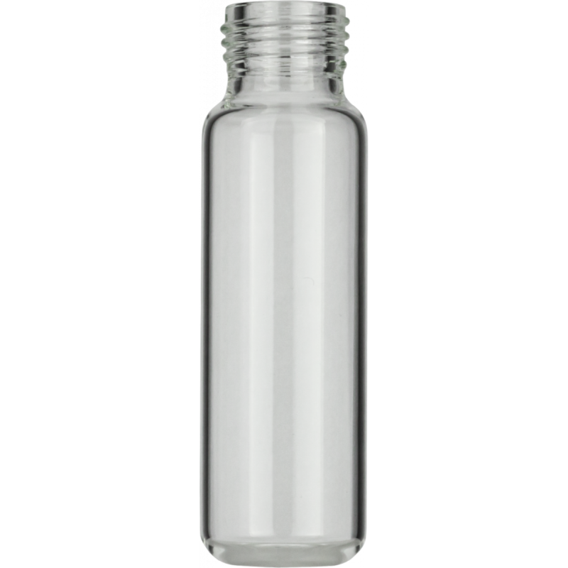 20 mL Headspace Screw Neck Vial N 18 outer diameter: 22.5 mm, outer height: 75.5 mm clear, rounded bottom pack of 100