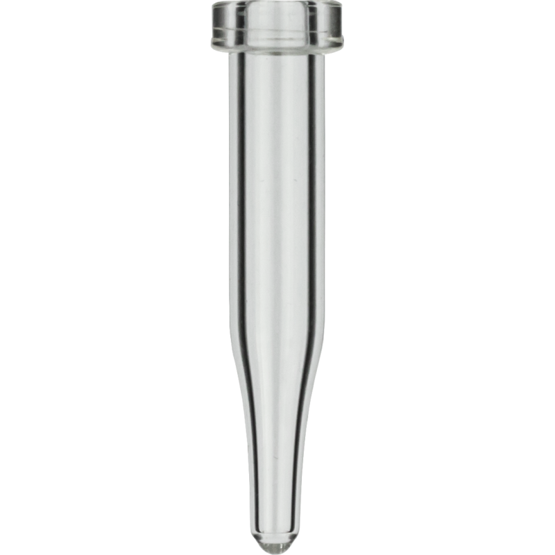0.2 mL Crimp Neck Micro-Vial N 8 outer diameter: 5.5 mm, outer height: 31.5 mm clear, conical pack of 100