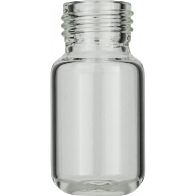 10 mL Headspace Screw Neck Vial N 18 outer diameter: 22.5 mm, outer height: 46 mm clear, rounded bottom pack of 100